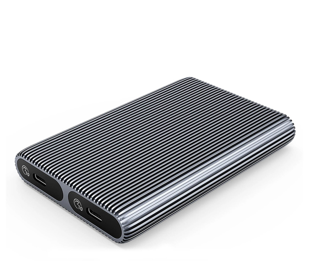 Orico obudowa na dwa dyski M.2 NVME USB-C 3.2 10Gb/s - szara - 1343404 - zdjęcie